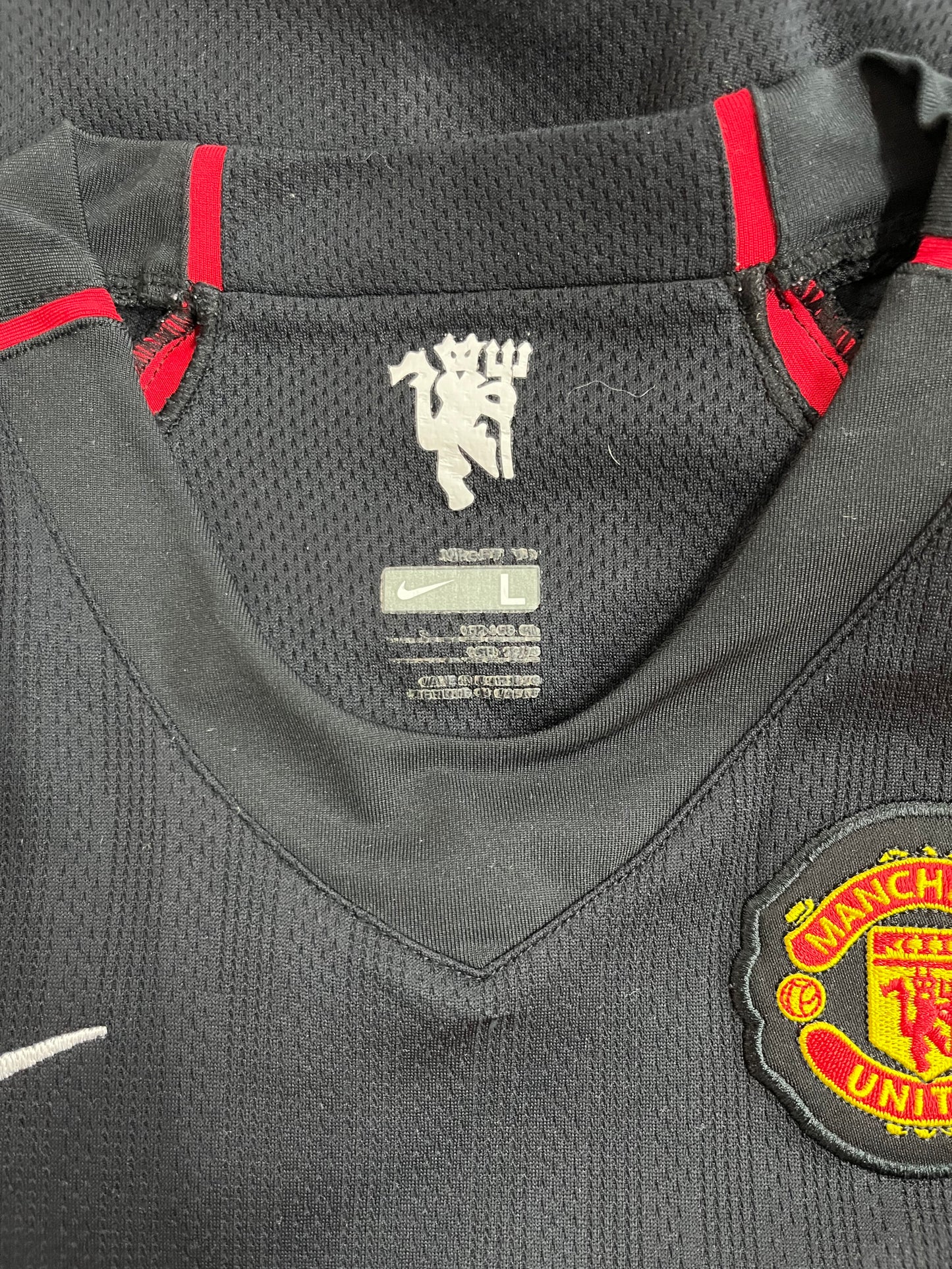 Manchester United 2007/08 Barnatreyja - Stærð: L barna