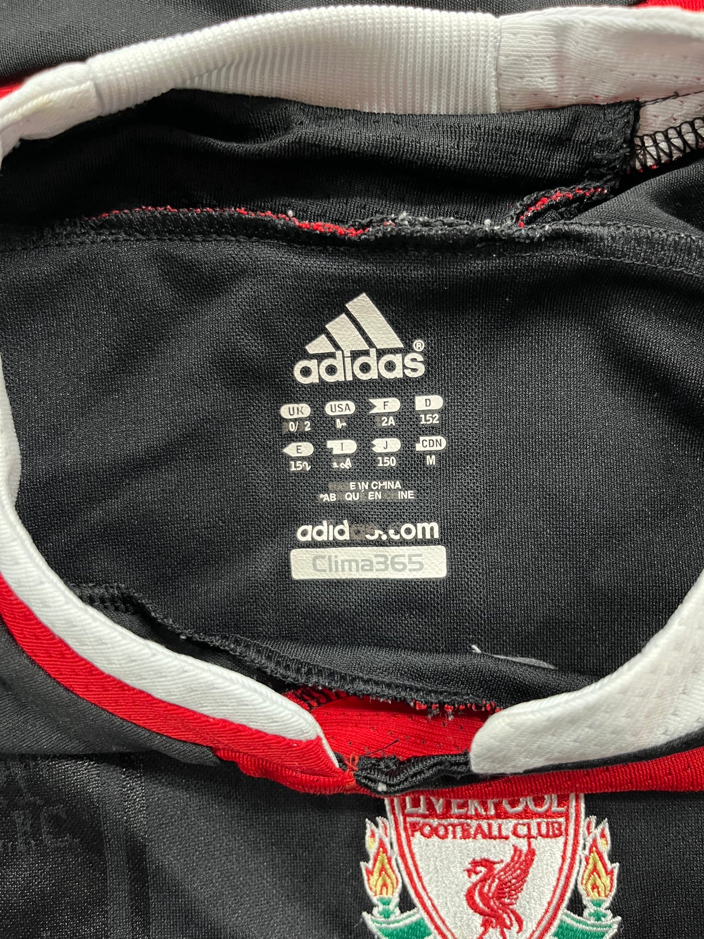 Liverpool 2007/08 Barnatreyja - Stærð: M barna