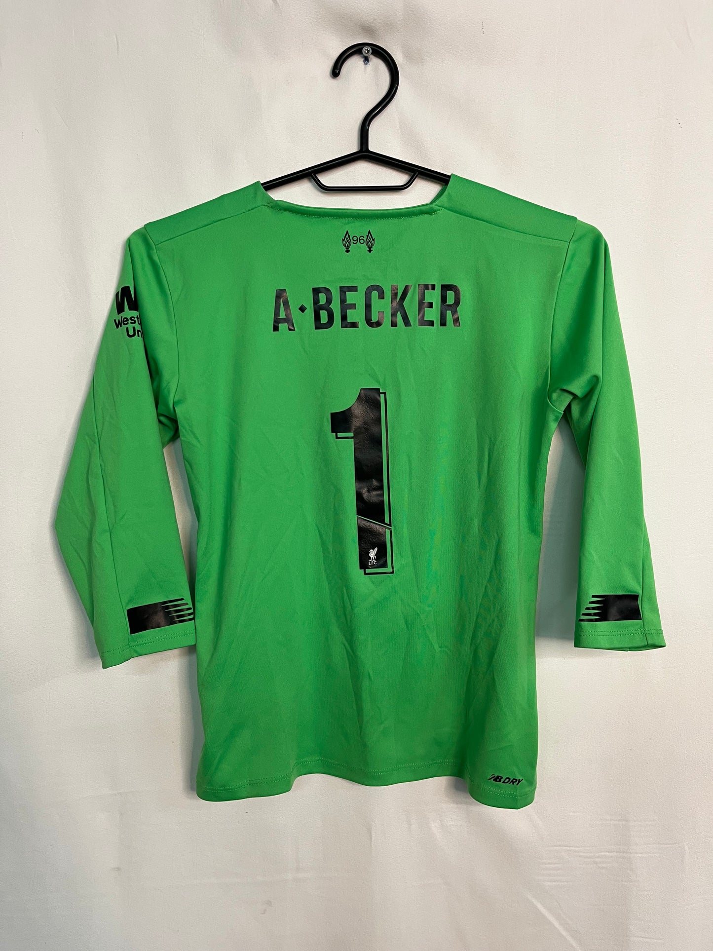 Liverpool 2019/20 A.Becker #1 Barnatreyja - Stærð: 6/7 ára (116)