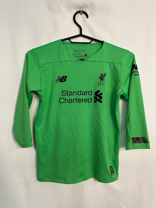Liverpool 2019/20 A.Becker #1 Barnatreyja - Stærð: 6/7 ára (116)