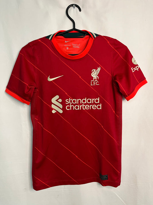 Liverpool 2021/22 Barnatreyja - Stærð: M barna