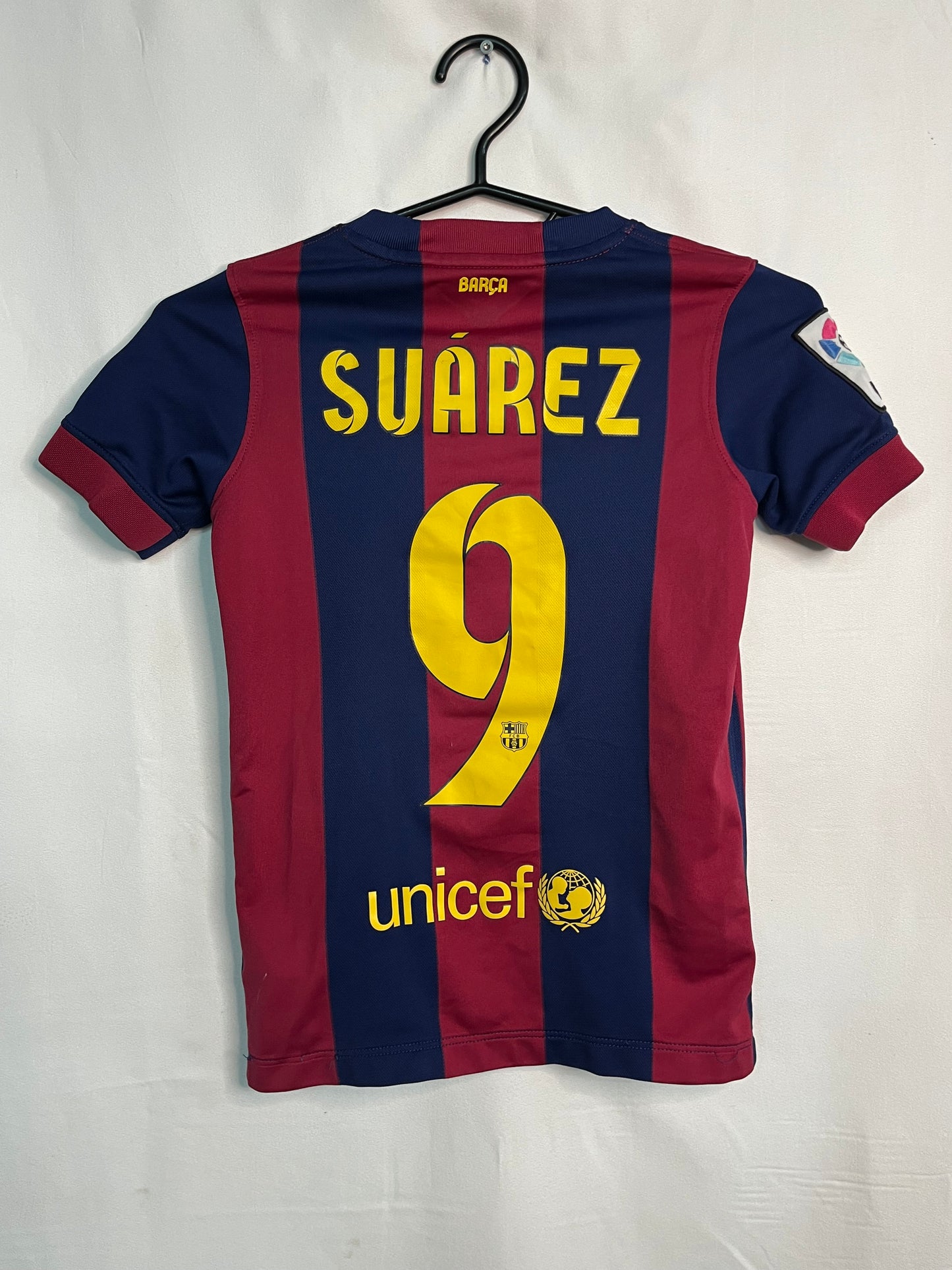 Barcelona 2014/15 L.Suárez #9 Barnatreyja - Stærð: S barna