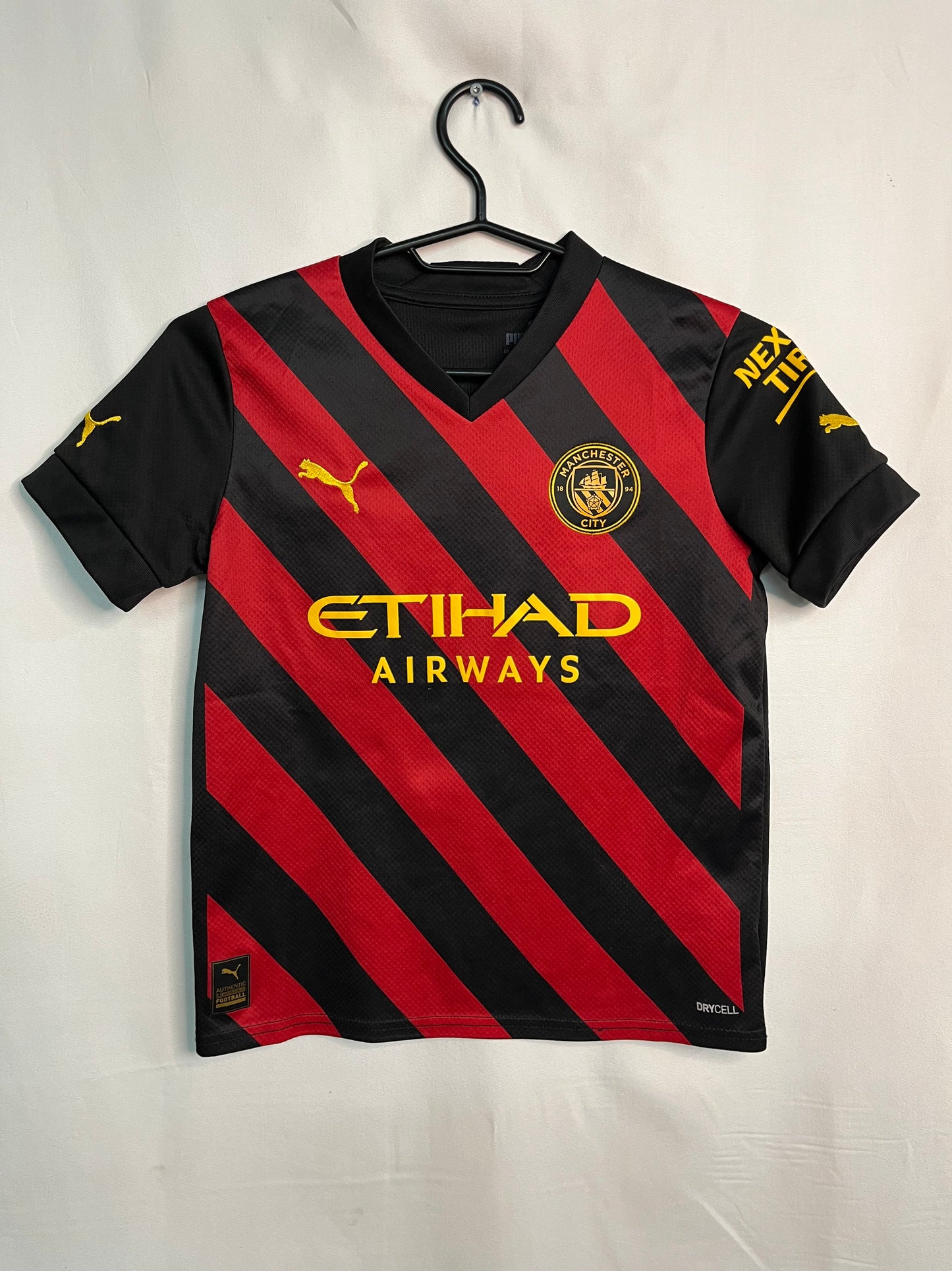 Manchester City 2022/23 Barnatreyja - Stærð: S/M (140)