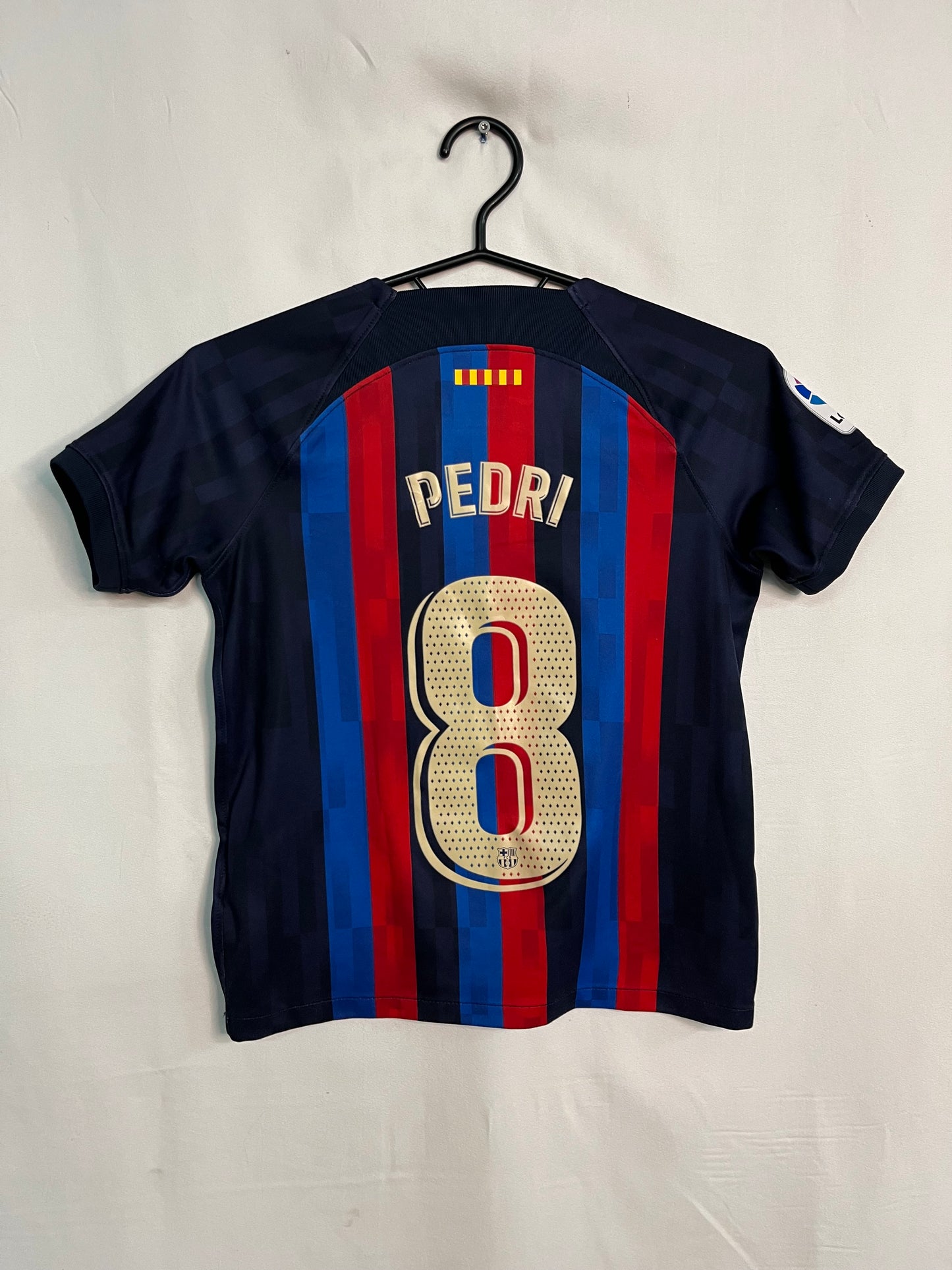 Barcelona 2022/23 Pedri #8 Barnatreyja - Stærð: XL smá barna (122-128)