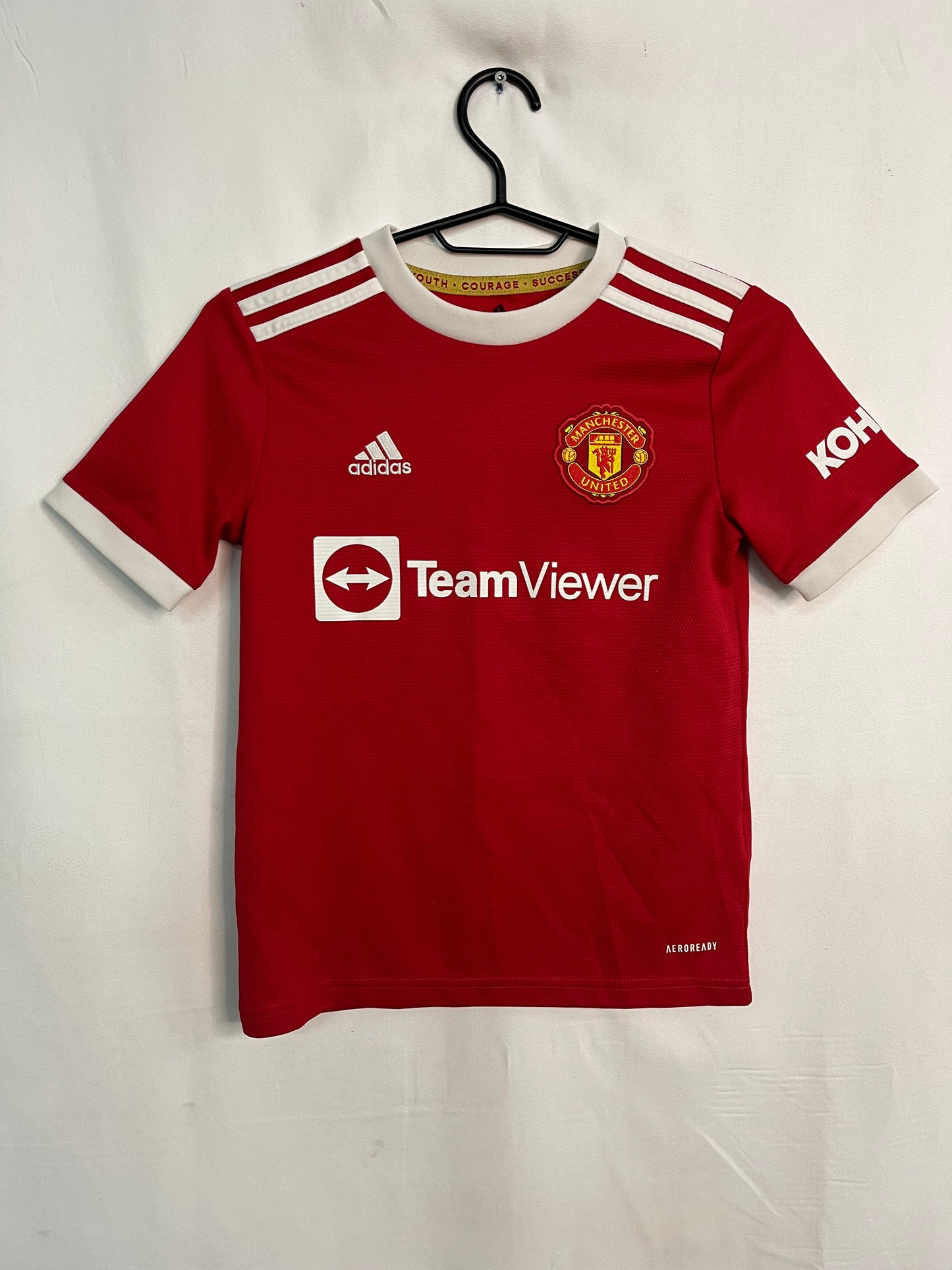 Manchester United 2021/22 C.Ronaldo #7 Barnatreyja - Stærð: S barna