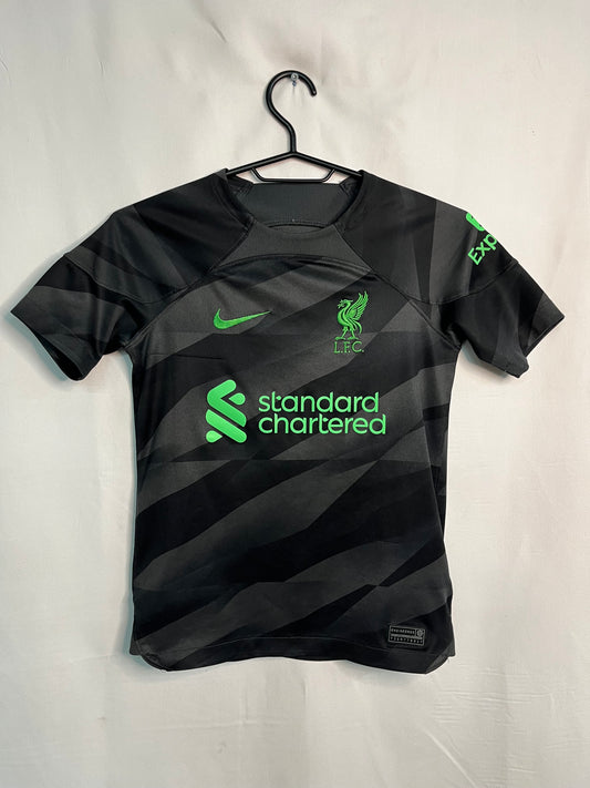 Liverpool 2023/24 Kelleher #62 Barnatreyja - Stærð: S barna (ekki í frábæru ástandi)