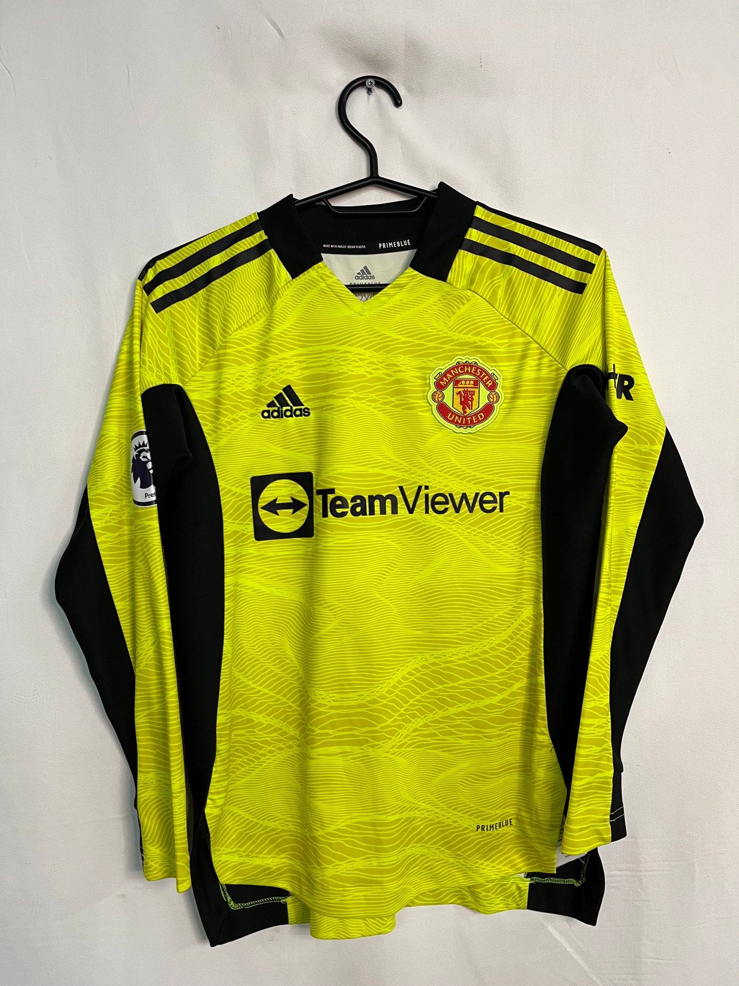 Manchester United 2021/22 D. De Gea #1 Barnatreyja - Stærð: M barna