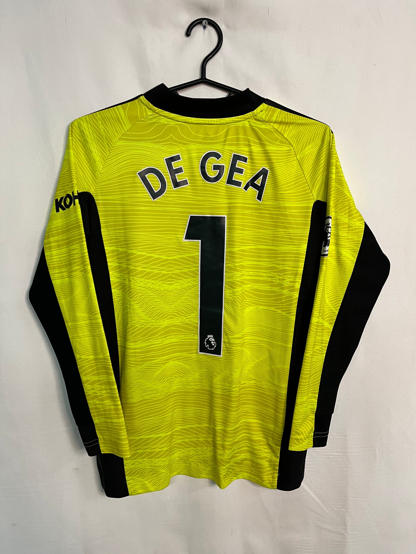 Manchester United 2021/22 D. De Gea #1 Barnatreyja - Stærð: M barna